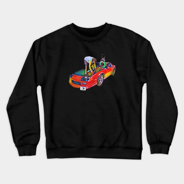 Camaro Rooter (no text) Crewneck Sweatshirt by Better Bring a Towel